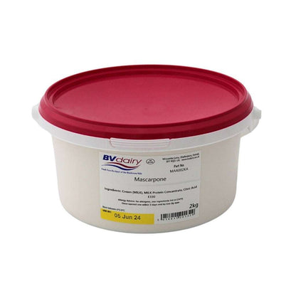 2kg tub of smooth Italian mascarpone cheese
