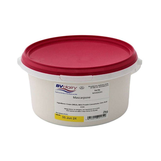2kg tub of smooth Italian mascarpone cheese