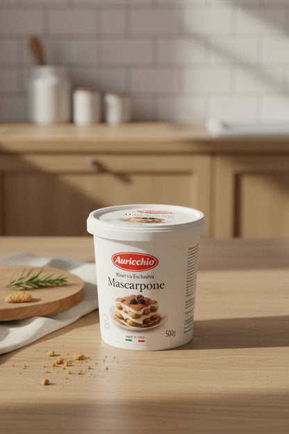 Mascarpone 500g cream cheese pack for desserts and sauces