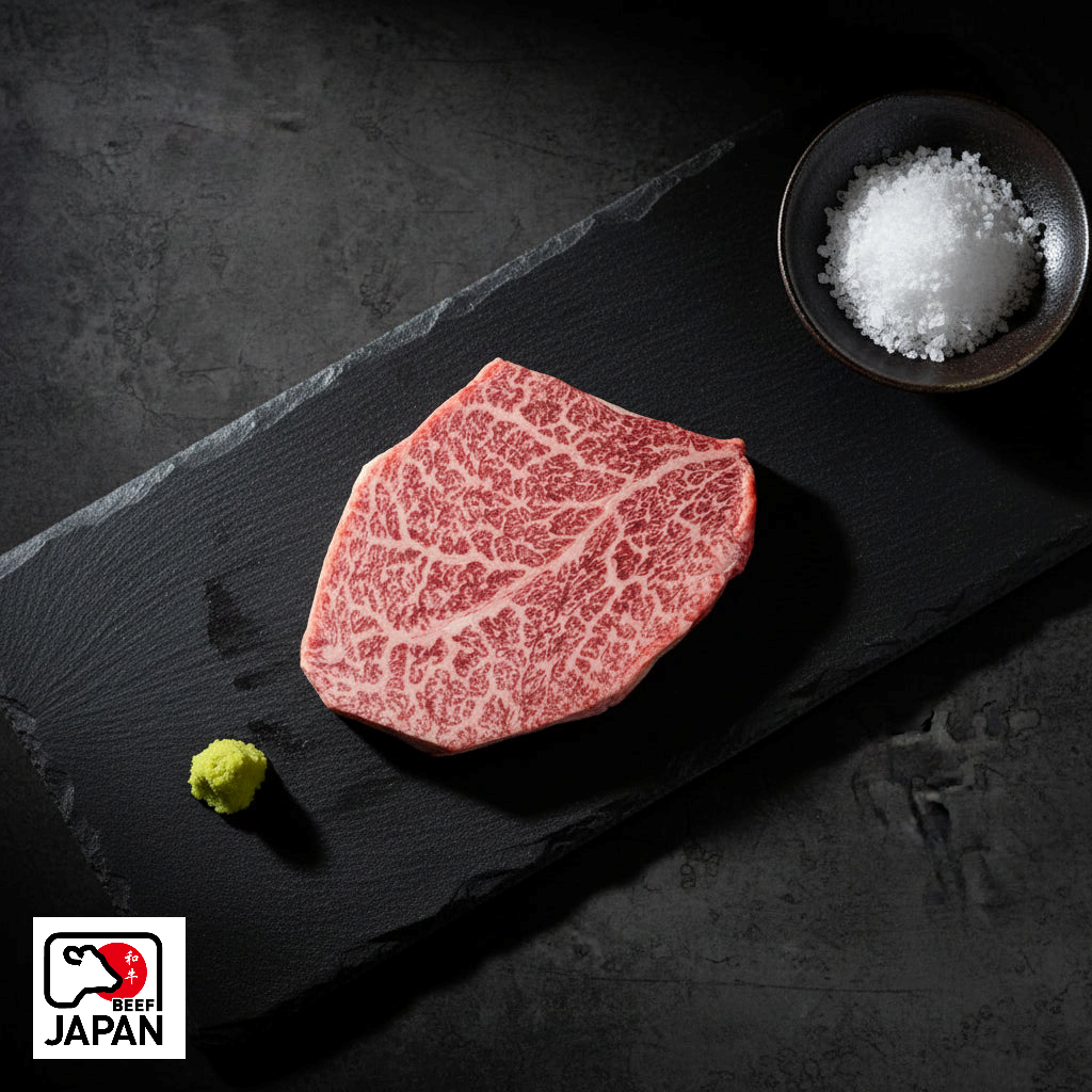 Japanese A5 Wagyu Fillet, 200g with Beef Japan origin badge