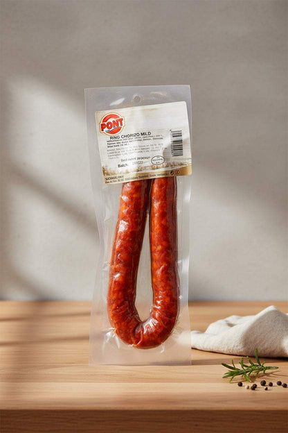 200g pack of mild horseshoe chorizo for tapas and cooking