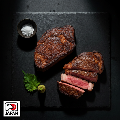 Japanisches Wagyu-Ribeye, A5, BMS 10-12, gefroren, ≈200 g