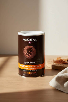 Monbana drinking chocolate 32 percent cocoa powder 1kg pack