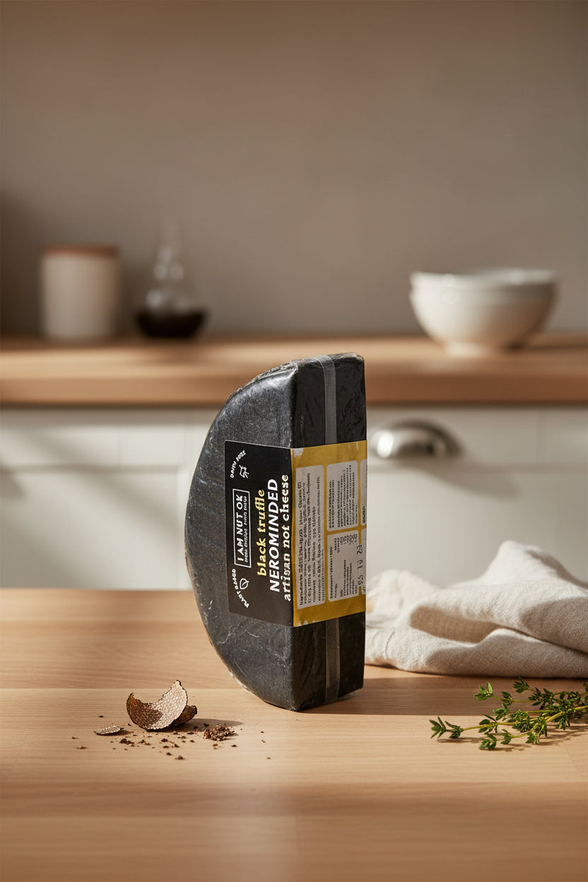NEROMINDED vegan black truffle cheese 1kg plant-based handmade