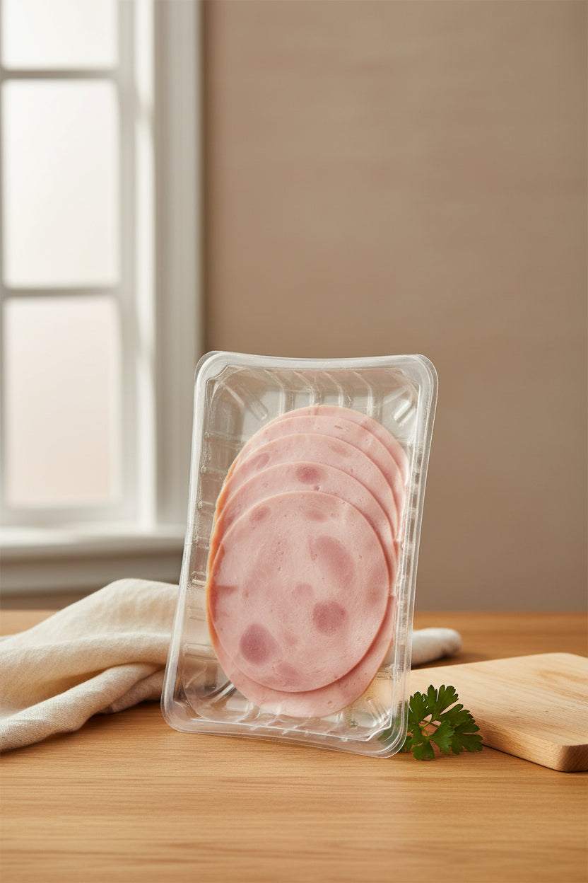500g pack of plain sliced ham for sandwiches and salads