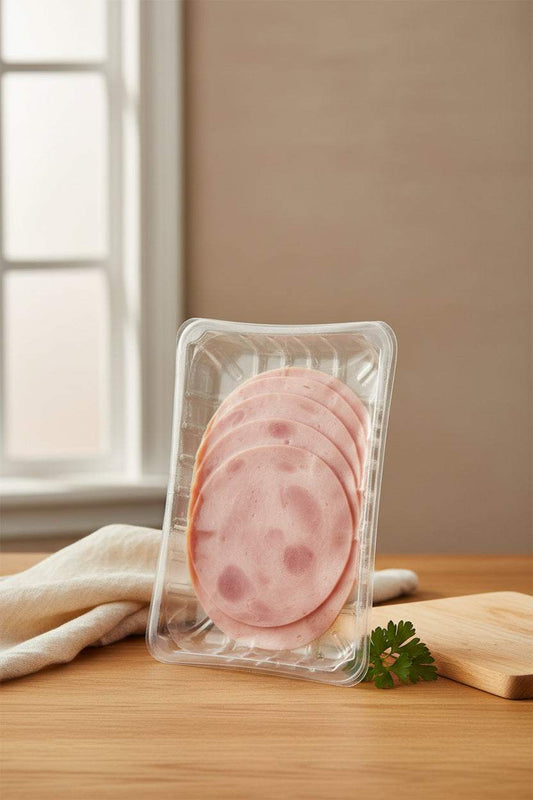 500g pack of plain sliced ham for sandwiches and salads
