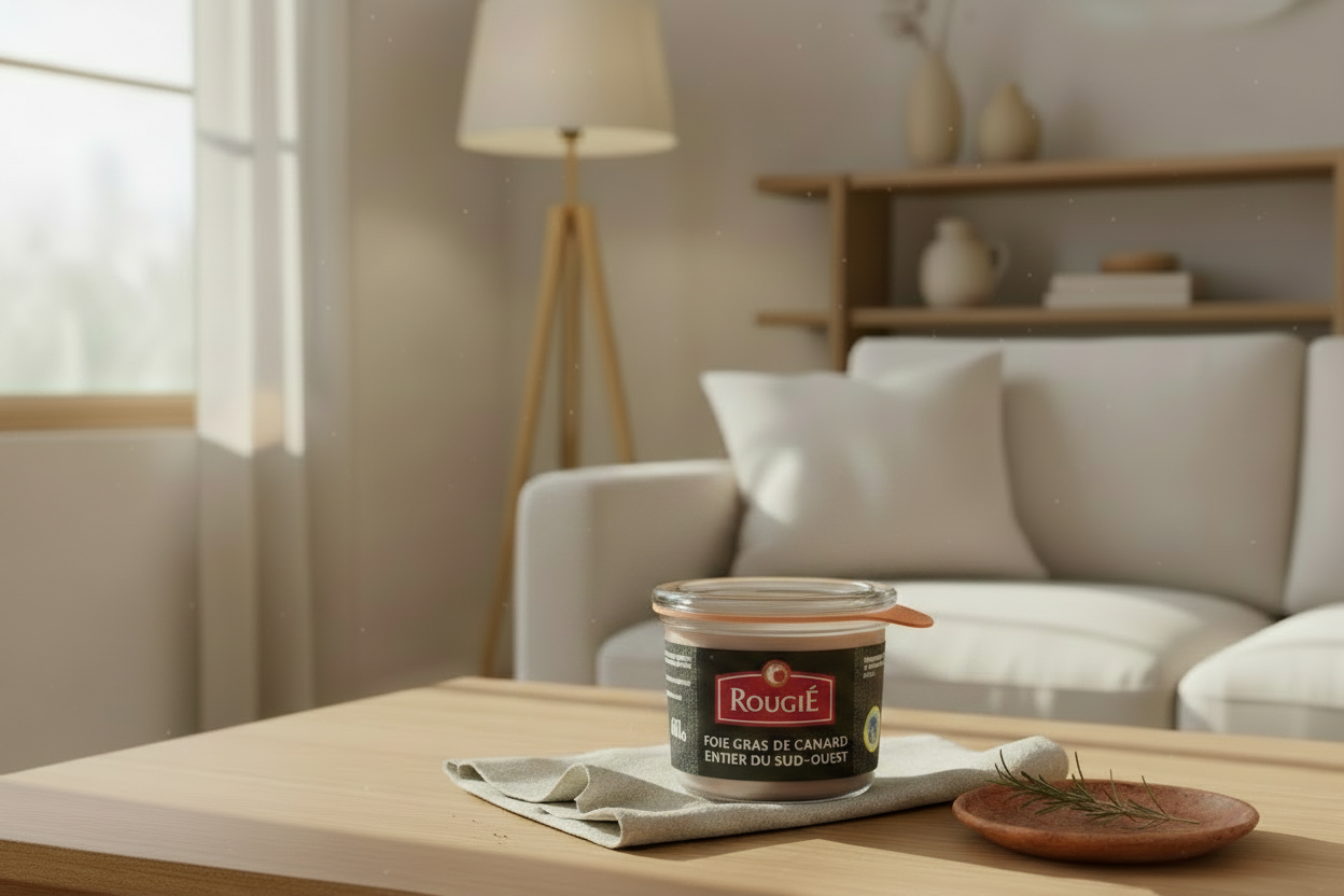 Rougie Whole Duck Foie Gras 60g in Weck jar