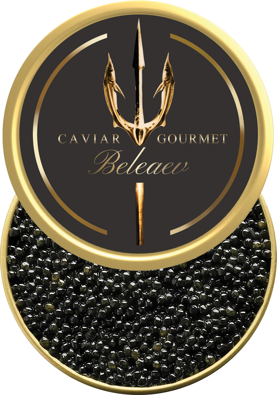 royal baeri caviar set with blinis on serving board