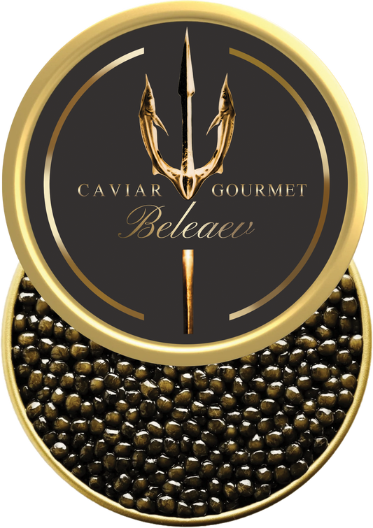Royal Oscietra caviar set with mini blinis delicacy
