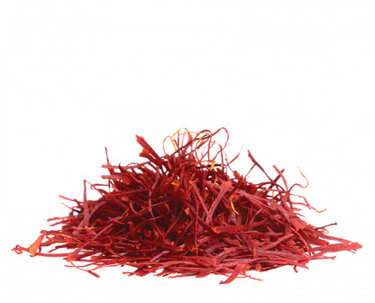 small 2g pack of aromatic saffron spice for cooking