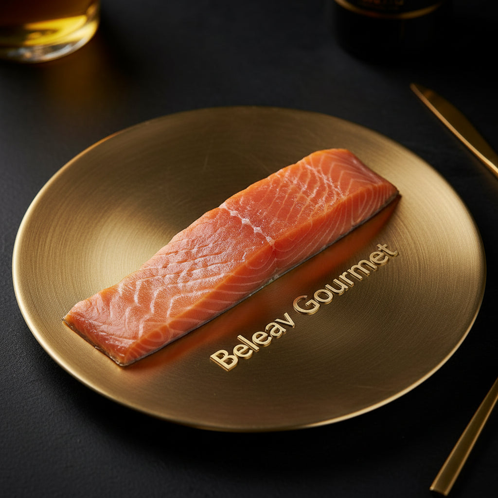 Beleaev Gourmet Salmon, Prime Smoked Salmon Fillet, Frozen, +/-600g - Beleaev Caviar