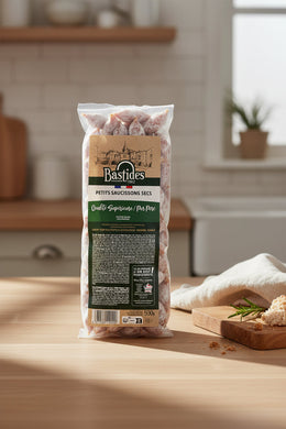 500g pack of Saucisson Grelots cured salami for tapas and recipes