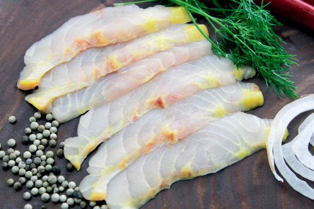 Boneless skinless sturgeon fish fillet 1.6kg