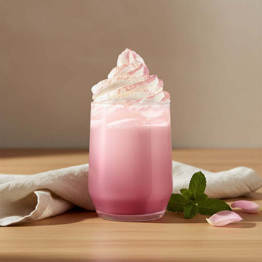 Van Houten Ruby Drinking Chocolate 1kg pack pink cocoa powder