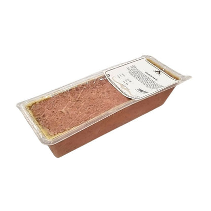 Smooth venison and brandy pâté served with toast and chutney