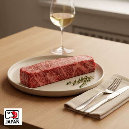 Wagyu Chuck Denver Steak, BMS 6-7, Frozen, ≈300g with Beef Japan origin badge