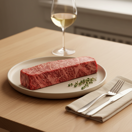 Wagyu Chuck Denver Steak, BMS 6-7, Frozen, ≈300g