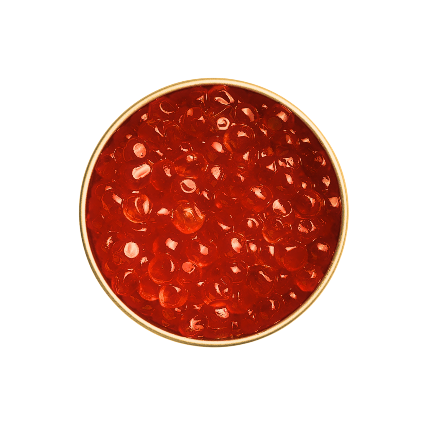 wild salmon roe large orange translucent pearls with briny sweetness