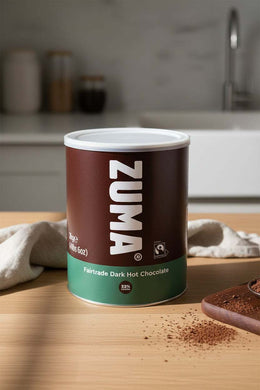 2kg pack of Zuma Dark Drinking Chocolate 33% Fairtrade cocoa